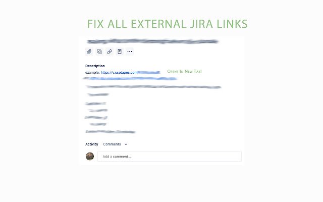JIRA Link Fixer  from Chrome web store to be run with OffiDocs Chromium online