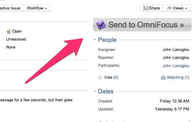 JIRA to OmniFocus  from Chrome web store to be run with OffiDocs Chromium online