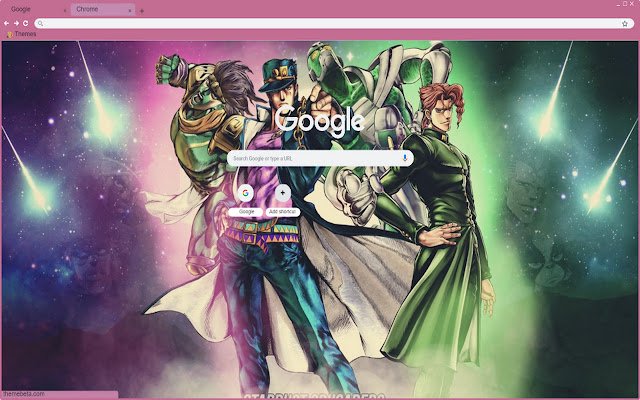 jojo theme  from Chrome web store to be run with OffiDocs Chromium online