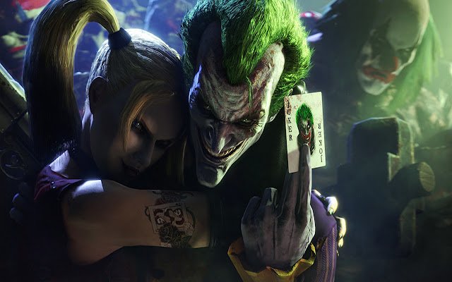 Joker  Harley Quinn  from Chrome web store to be run with OffiDocs Chromium online