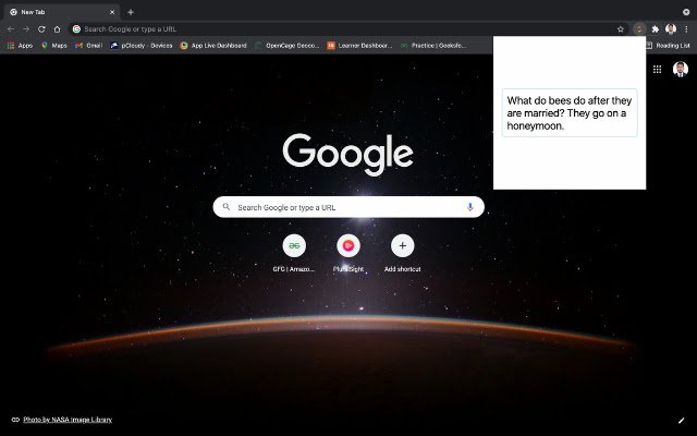 Jokes  from Chrome web store to be run with OffiDocs Chromium online