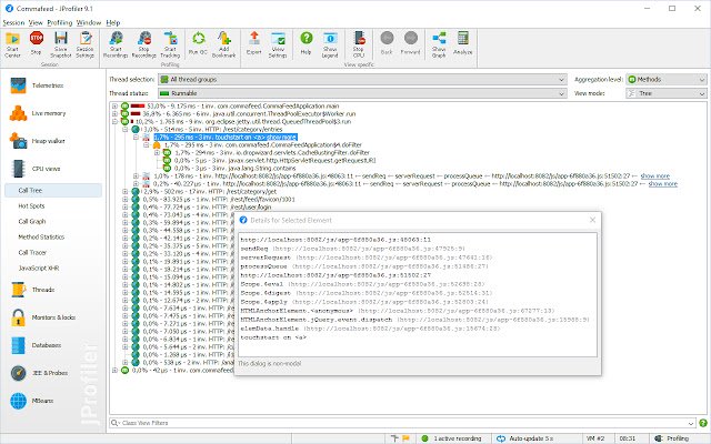 JProfiler Origin Tracker  from Chrome web store to be run with OffiDocs Chromium online