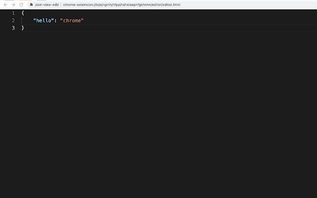 json view edit  from Chrome web store to be run with OffiDocs Chromium online