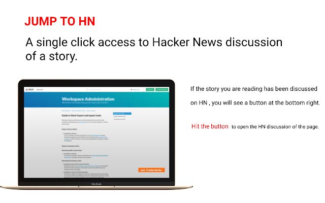 Jump To HN  from Chrome web store to be run with OffiDocs Chromium online