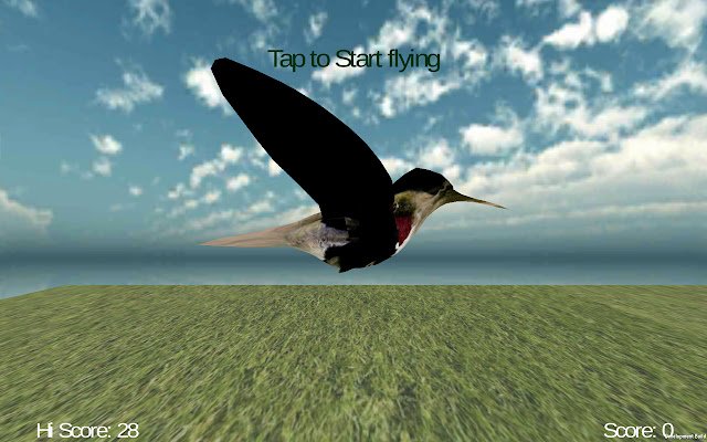 Chrome ウェブストアの Jumpy Bird 3D が OffiDocs Chromium オンラインで実行可能