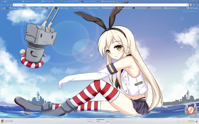 Thème Kantai 07 1366x768 de la boutique en ligne Chrome à exécuter avec OffiDocs Chromium en ligne