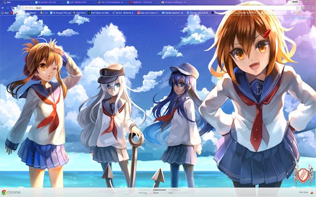 Kantai Theme 11 1366x768  from Chrome web store to be run with OffiDocs Chromium online