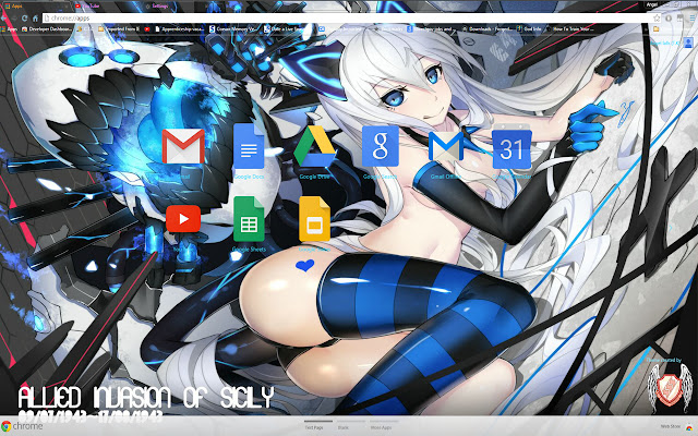 Kantai Theme 41 1366x768  from Chrome web store to be run with OffiDocs Chromium online