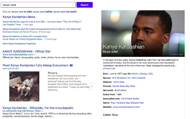 Kanye Kardashian  from Chrome web store to be run with OffiDocs Chromium online