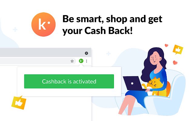 Kashback Cash Back Rewards  from Chrome web store to be run with OffiDocs Chromium online