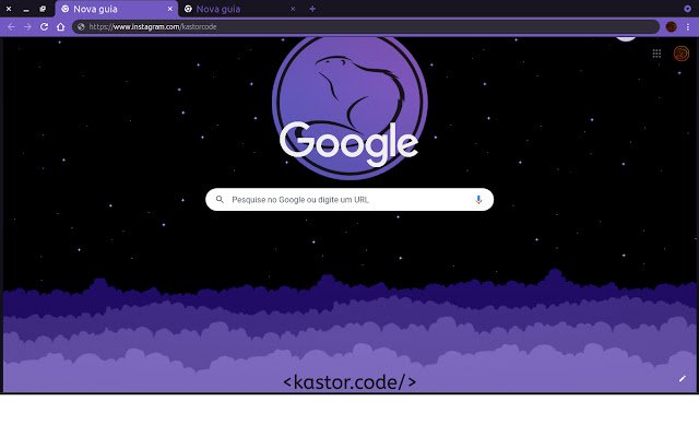 KastorCode Purple Sky Theme  from Chrome web store to be run with OffiDocs Chromium online