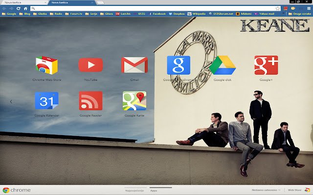 Keane Strangeland Theme  from Chrome web store to be run with OffiDocs Chromium online