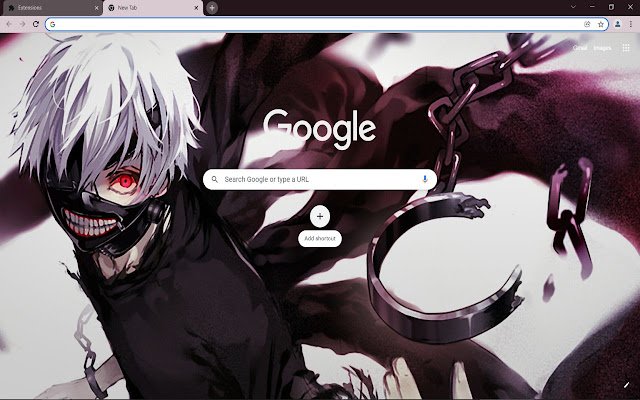 Ken Kaneki Mask (Tokyo Ghoul)  from Chrome web store to be run with OffiDocs Chromium online