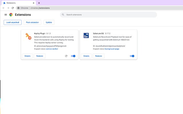 Keploy Plugin  from Chrome web store to be run with OffiDocs Chromium online