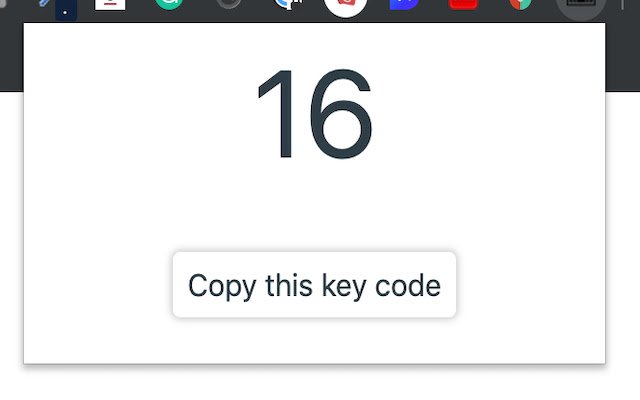 Key number: Get the key code for Javascript  from Chrome web store to be run with OffiDocs Chromium online