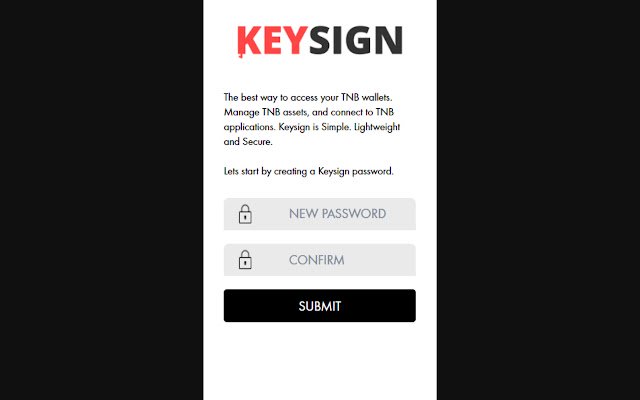 Keysign  from Chrome web store to be run with OffiDocs Chromium online