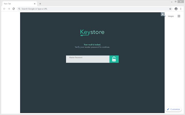 KeyStore van de Chrome-webwinkel om te worden uitgevoerd met OffiDocs Chromium online