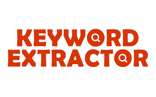 Keyword Extractor  from Chrome web store to be run with OffiDocs Chromium online