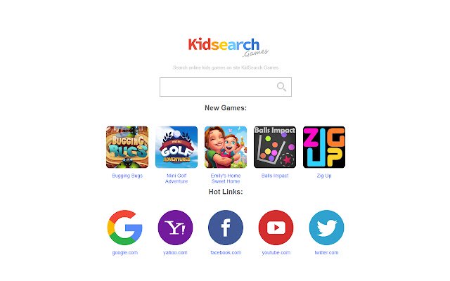 KidSearch.Games Search  from Chrome web store to be run with OffiDocs Chromium online