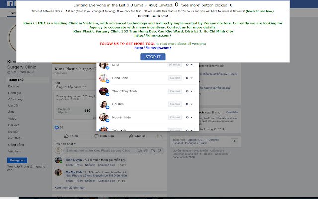 KIMS TOOL FOR FB™  from Chrome web store to be run with OffiDocs Chromium online