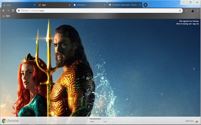 King  Queen of Atlantis Aquaman SuperHero  from Chrome web store to be run with OffiDocs Chromium online