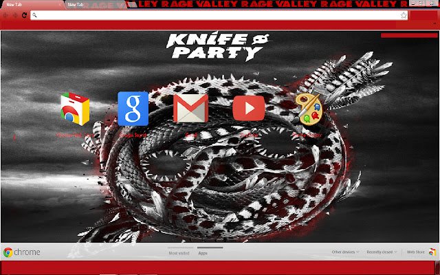 Knife Party Rage Valley  from Chrome web store to be run with OffiDocs Chromium online