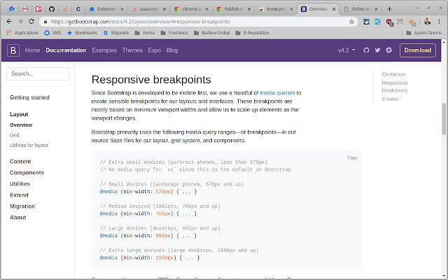 Know your breakpoints  from Chrome web store to be run with OffiDocs Chromium online