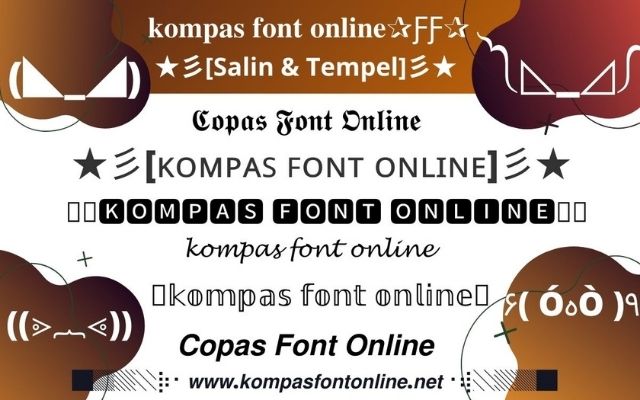 ▷kompas font online➔copas font online⚡tulisan  from Chrome web store to be run with OffiDocs Chromium online