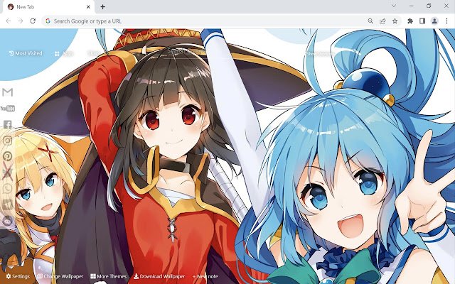 KonoSuba Wallpaper  from Chrome web store to be run with OffiDocs Chromium online