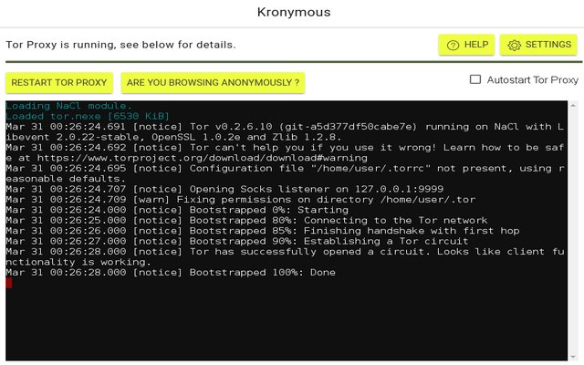 Kronymous Access internet via Tor Network  from Chrome web store to be run with OffiDocs Chromium online