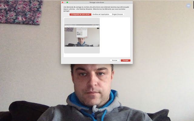 LaCerise Jitsi Desktop Streamer  from Chrome web store to be run with OffiDocs Chromium online