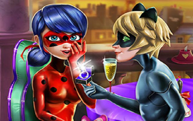 La proposition de mariage Ladybug de la boutique en ligne Chrome sera exécutée avec OffiDocs Chromium en ligne