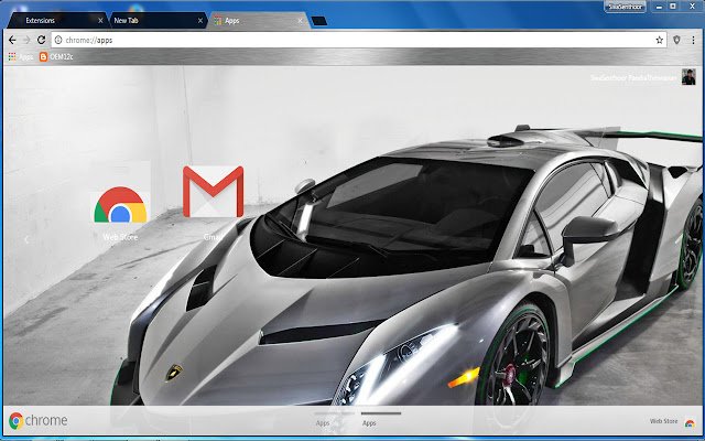 Lamborghini Veneno SuperCar din magazinul web Chrome va fi rulat cu OffiDocs Chromium online