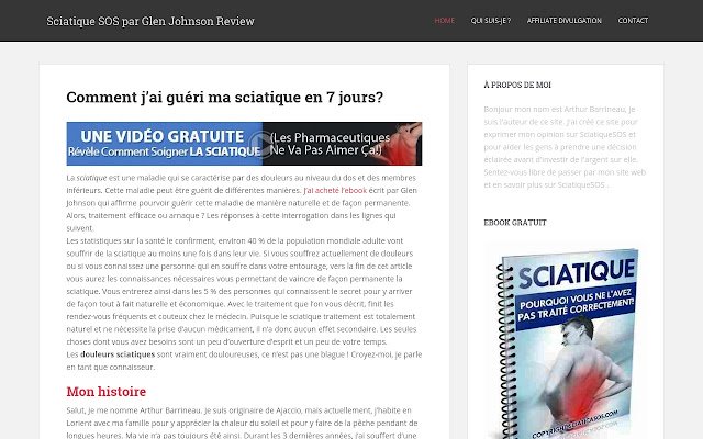 La Sciatique  from Chrome web store to be run with OffiDocs Chromium online