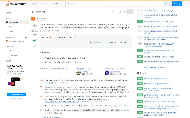 Lazy Stack Overflow  from Chrome web store to be run with OffiDocs Chromium online