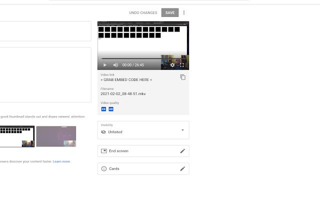 Lazy YT Embed  from Chrome web store to be run with OffiDocs Chromium online