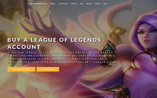 League of Legends Account Viewer da Chrome Web Store será executado com o OffiDocs Chromium online