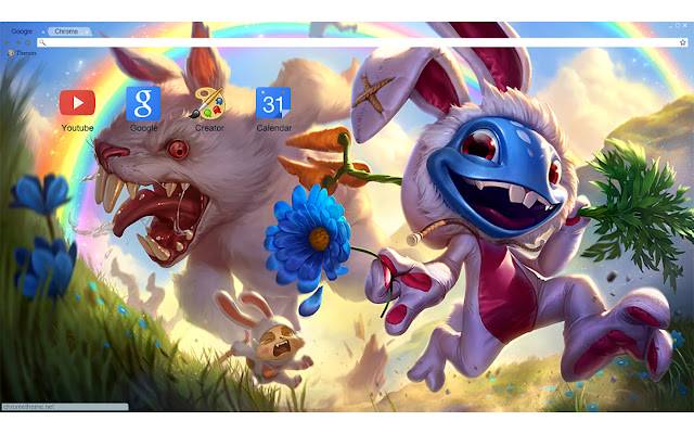 League of Legends Cottontail Fizz 1920x1080 из интернет-магазина Chrome будет работать с онлайн-версией OffiDocs Chromium