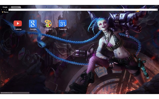 League of Legends Jinx 1920x1080 จาก Chrome เว็บสโตร์ที่จะรันด้วย OffiDocs Chromium ออนไลน์