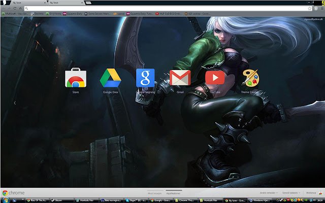 League of Legends Mercenary Katarina 1280x720  from Chrome web store to be run with OffiDocs Chromium online