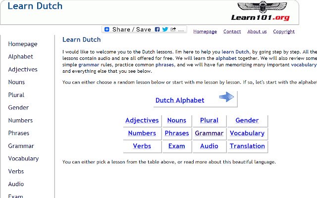 Learn Dutch  from Chrome web store to be run with OffiDocs Chromium online