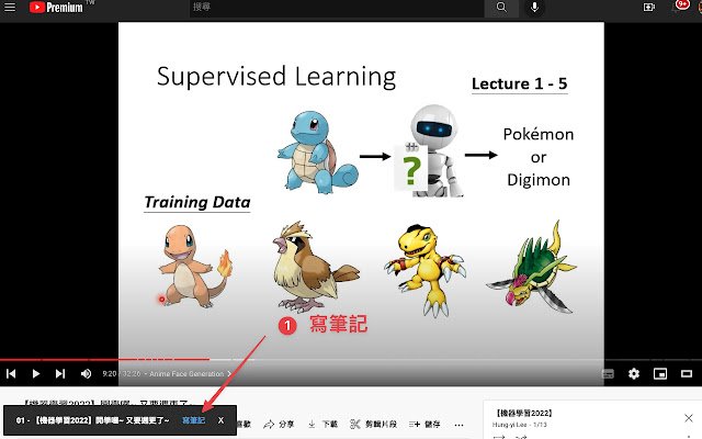 Learning Notes Plus for Youtube  from Chrome web store to be run with OffiDocs Chromium online