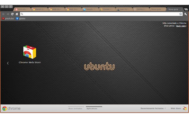 Leather ubuntu theme  from Chrome web store to be run with OffiDocs Chromium online