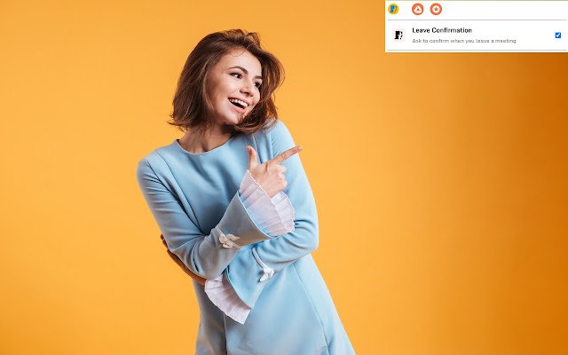 Leave Confirmation for Google Meet™  from Chrome web store to be run with OffiDocs Chromium online