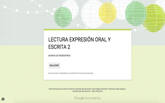 LECTURA EXPRESIÓN ORAL Y ESCRITA 2  from Chrome web store to be run with OffiDocs Chromium online