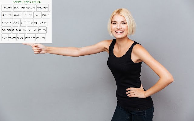 Lenny Face Copy  from Chrome web store to be run with OffiDocs Chromium online