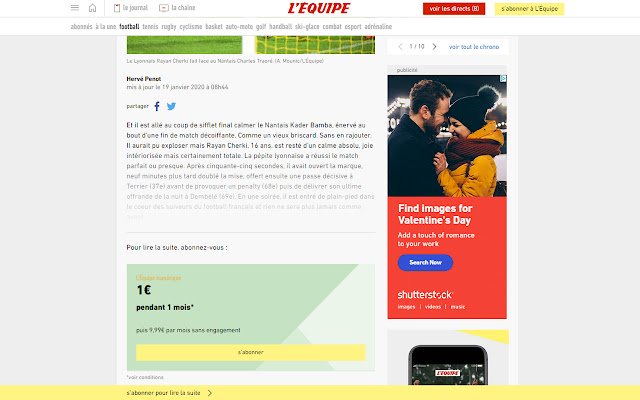 LEQUIPE Plus  from Chrome web store to be run with OffiDocs Chromium online