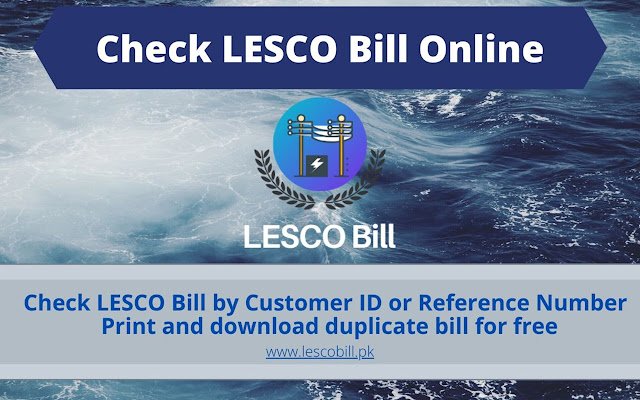 LESCO Bill  from Chrome web store to be run with OffiDocs Chromium online