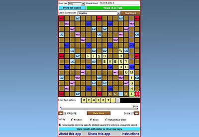 Lexifind Scrabble Helper FREE Version  from Chrome web store to be run with OffiDocs Chromium online