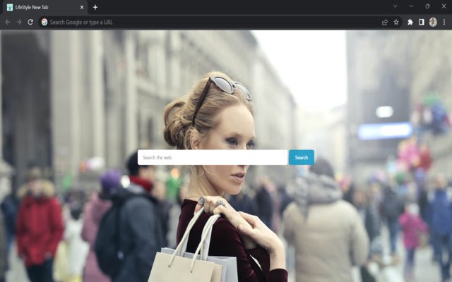 LifeStyle New Tab aus dem Chrome-Webshop zur Ausführung mit OffiDocs Chromium online